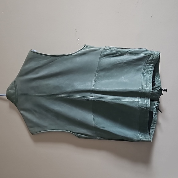 Kenneth Cole leather photography/ biker vest. - Picture 6 of 7